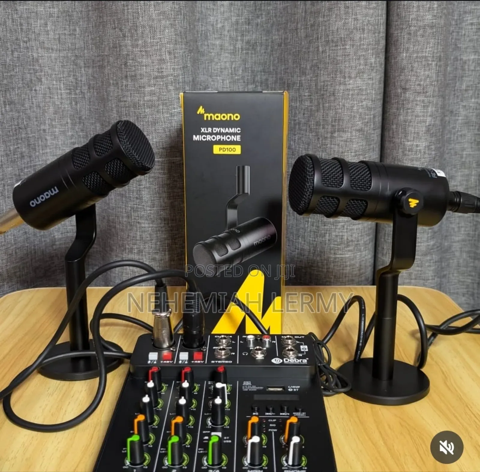 Podcast Microphone Full Set