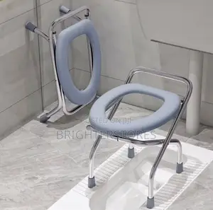 Portabe Folding Toilet Chair Multiple Use