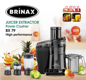 Brinax Juicer Extractor 4 in 1 2.8l 1800w Bx79