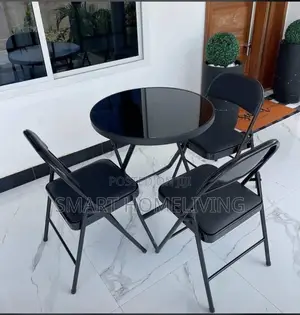 Folding Tables With Tampered Glass (Bila Kiti)