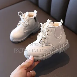 Kids White Boots – Stylish Strong