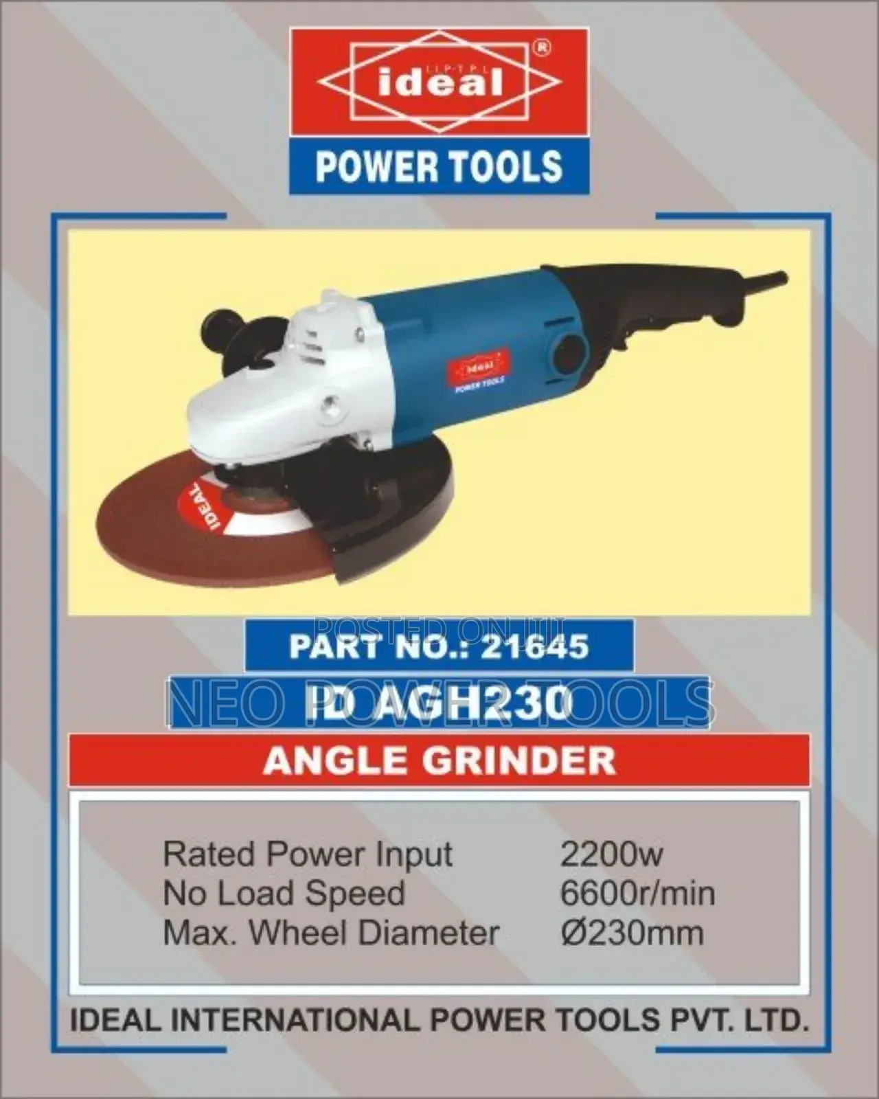 Ideal Angle Grinder Inch9
