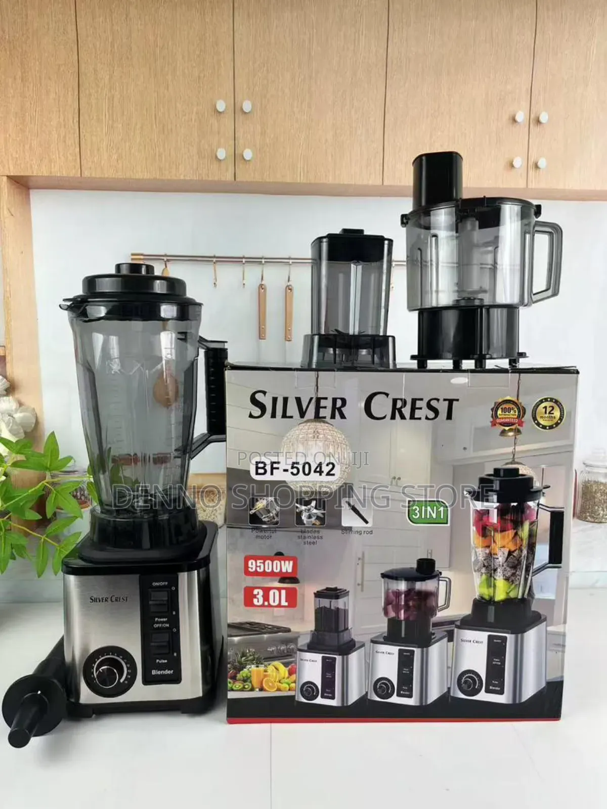 Silver Crrest Blender 3 in 1