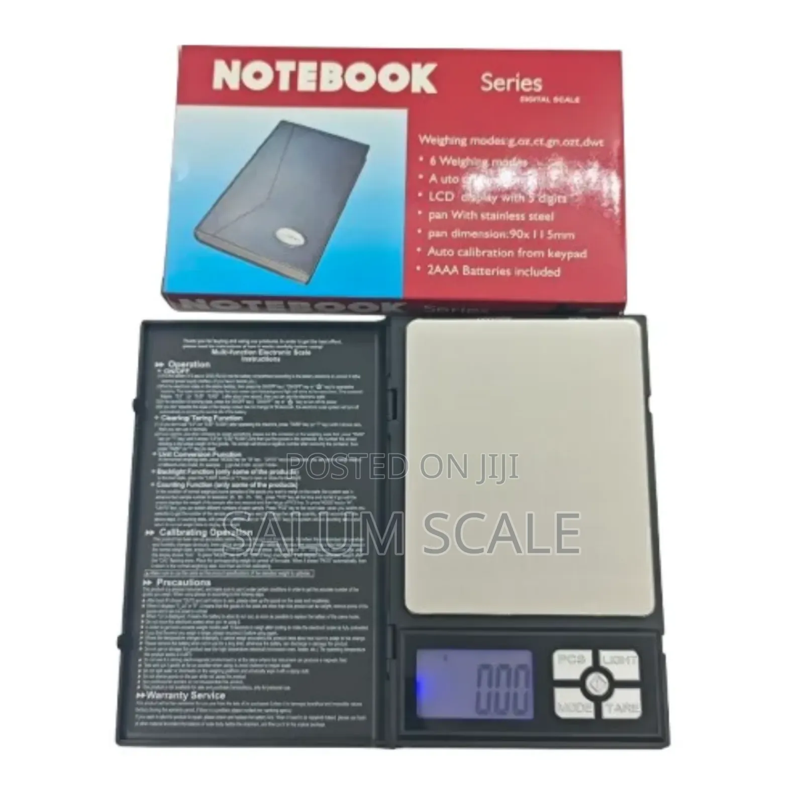 Notebook Scale 500g