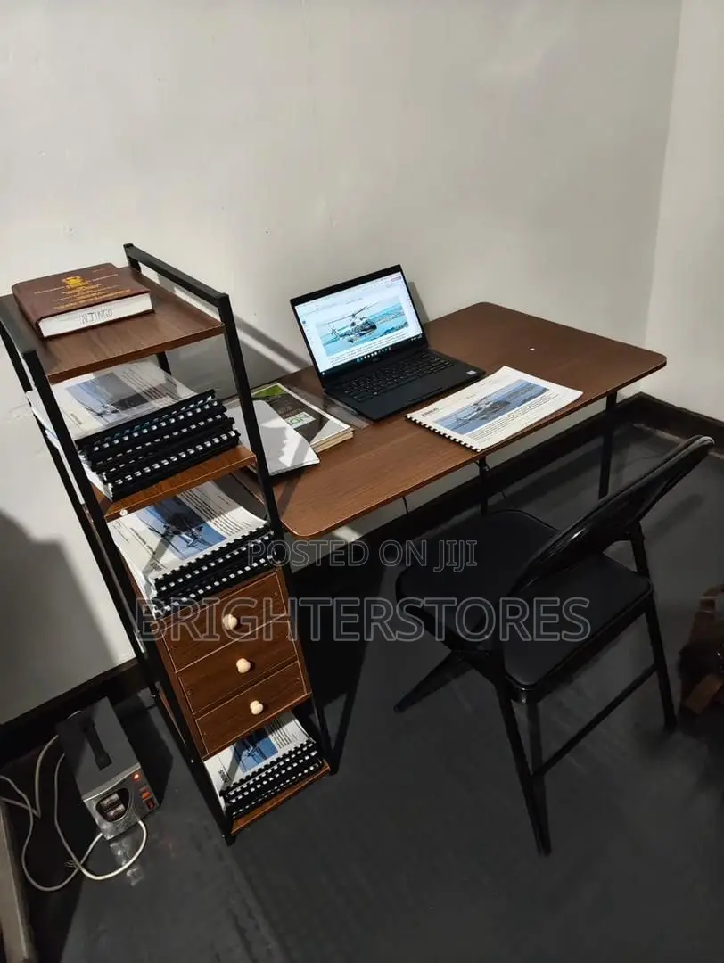 Office Table 120cm* 60cm With Shelf