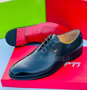 Christian Louboutin Brand / Black  Pure Leather Shoes