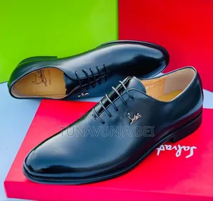 Christian Louboutin Brand / Black  Pure Leather Shoes
