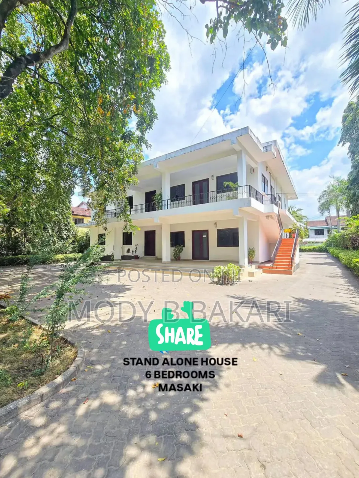 6bdrm House in Masaki for rent