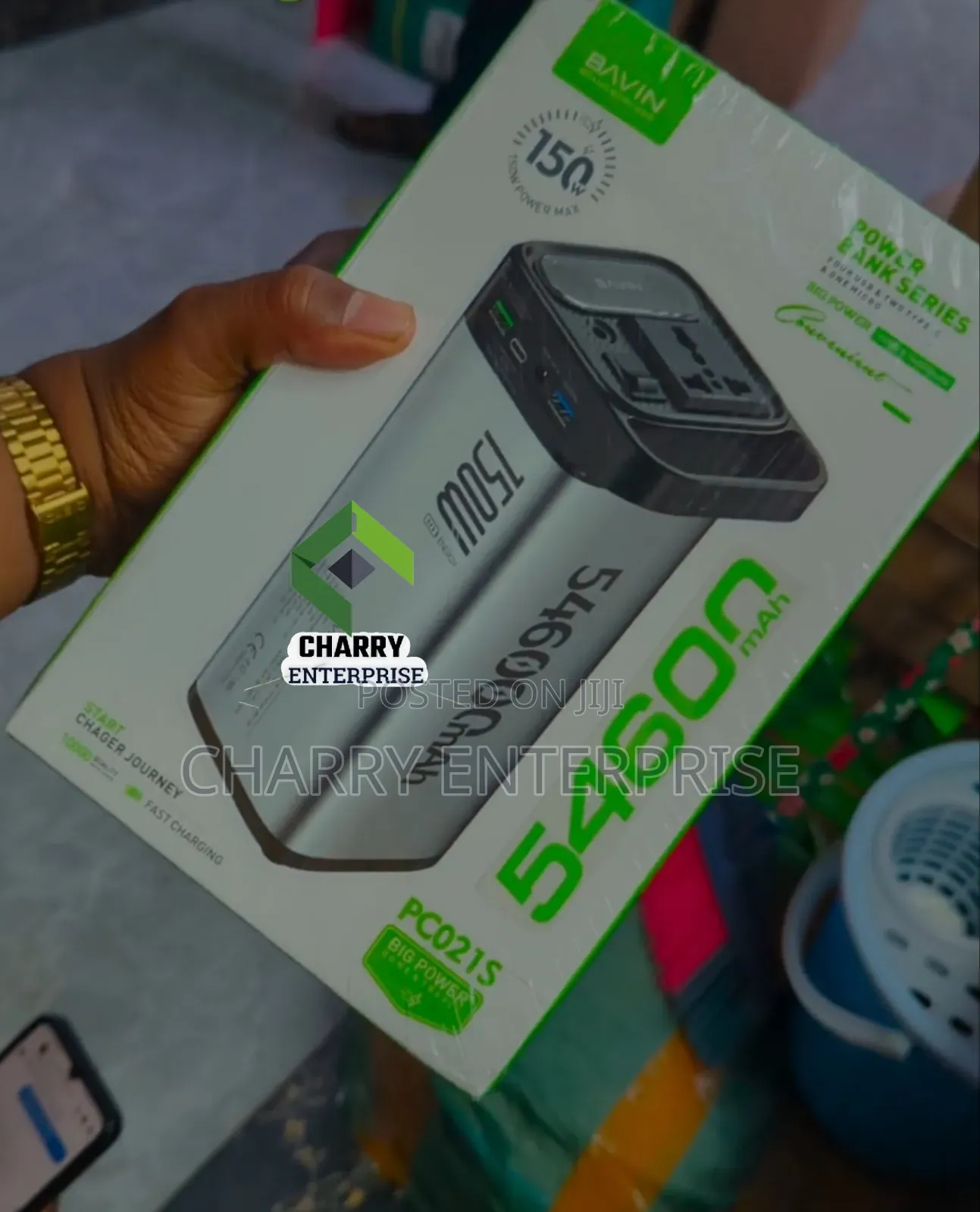 Bavin Super Fast Charging Heavy Duty Power Bank 54600mah Inawasha Tv