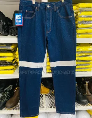 Heavy Duty Reflective Denim Jeans (Tru Plus Brand)