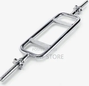 Solid Chrome Triceps Bar – Heavy Duty