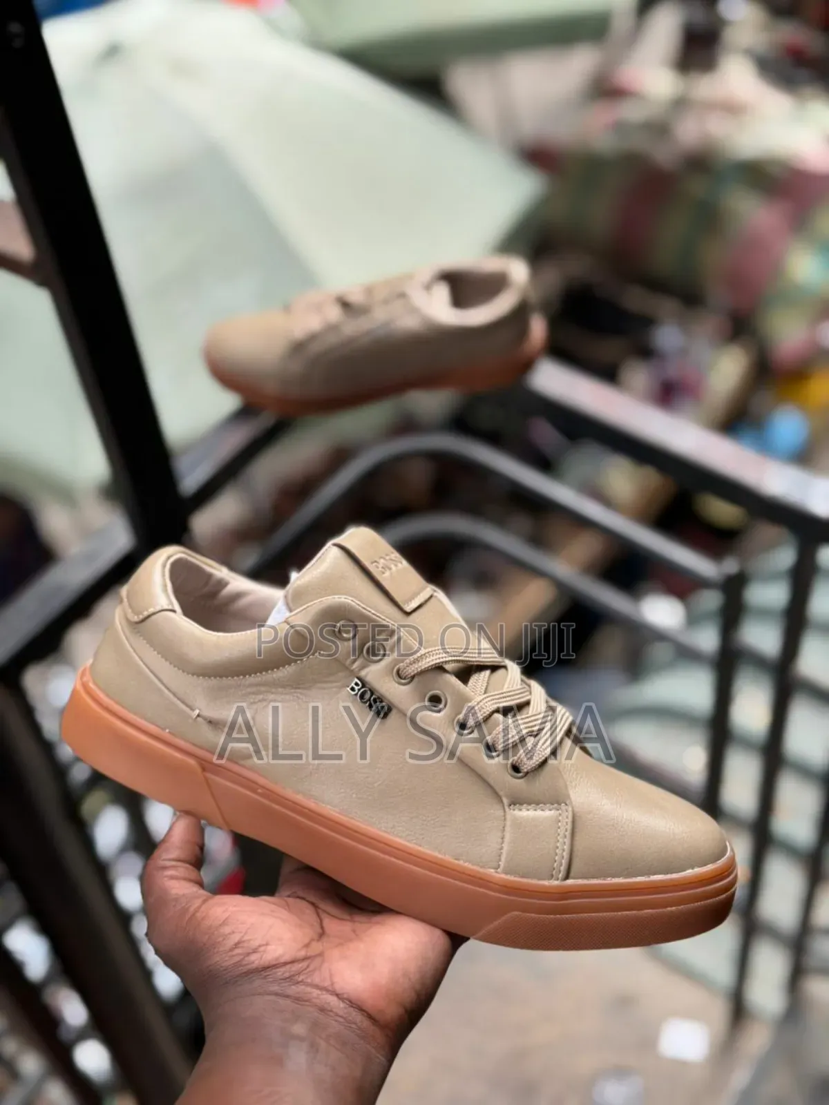 Men's Sneakers Brand Boss Material Leather