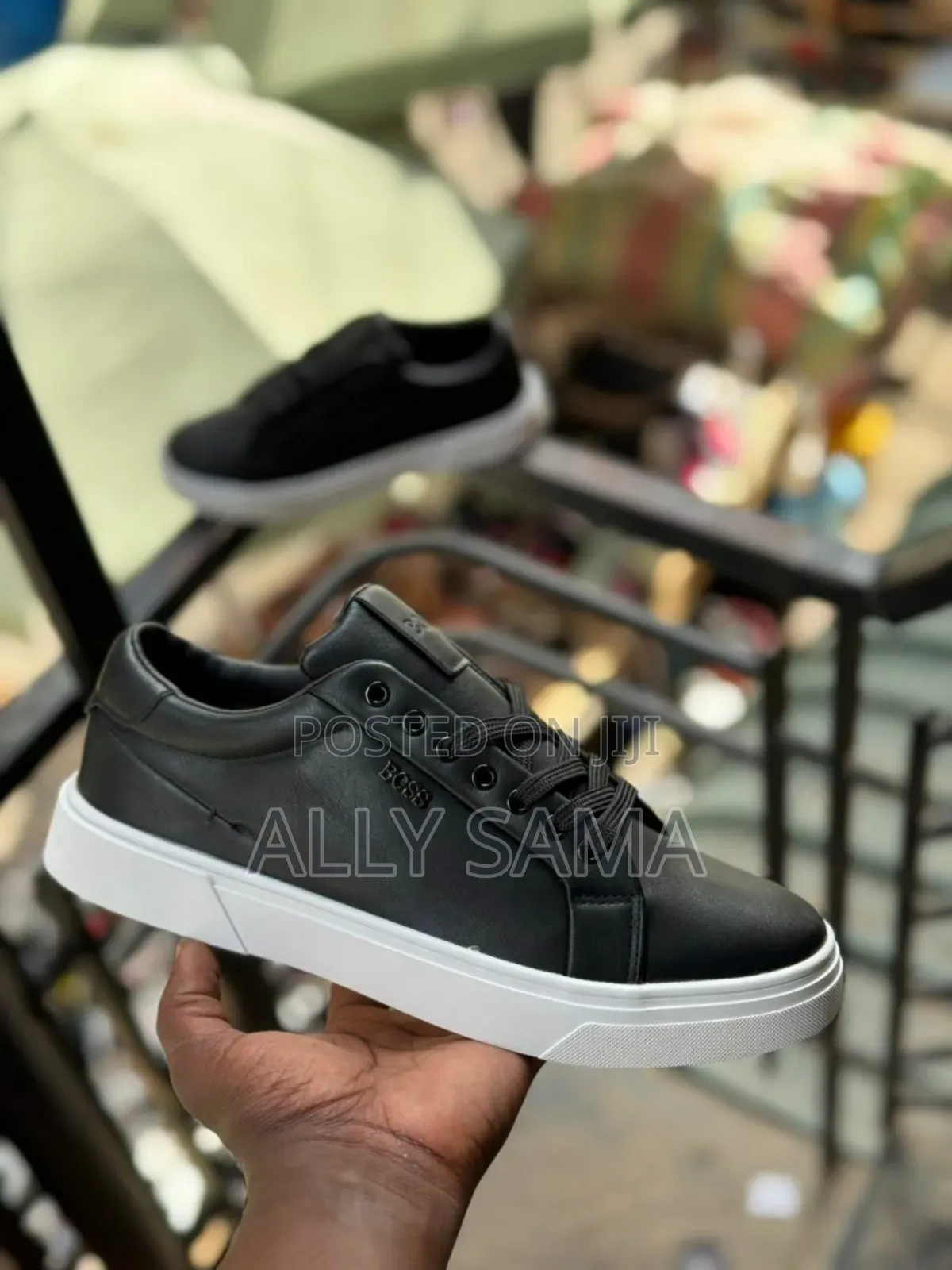 Men's Sneakers Brand Boss Material Leather