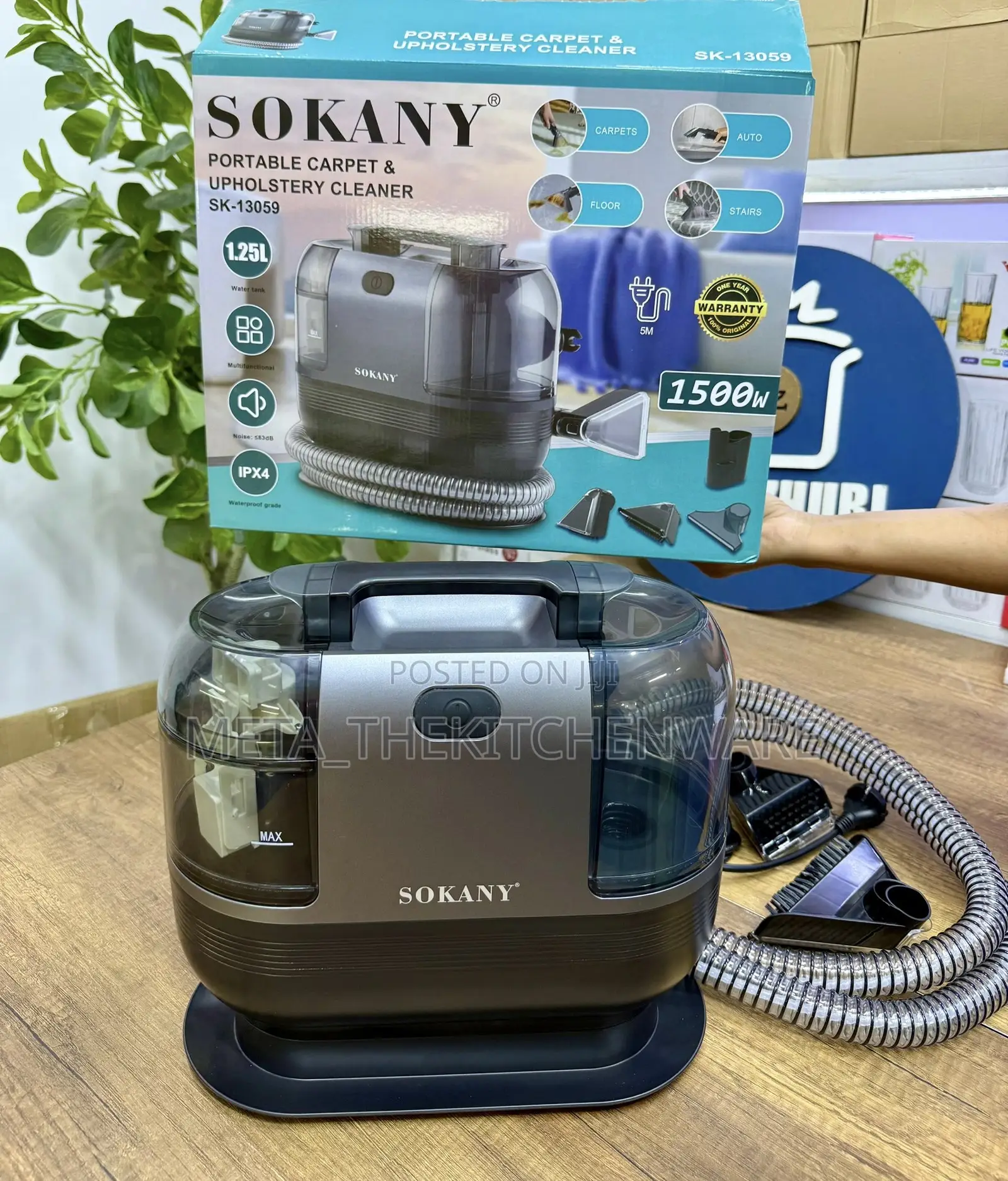 Sokany Portable Carpet Upholstery Cleaner 1.25l Sk-13059