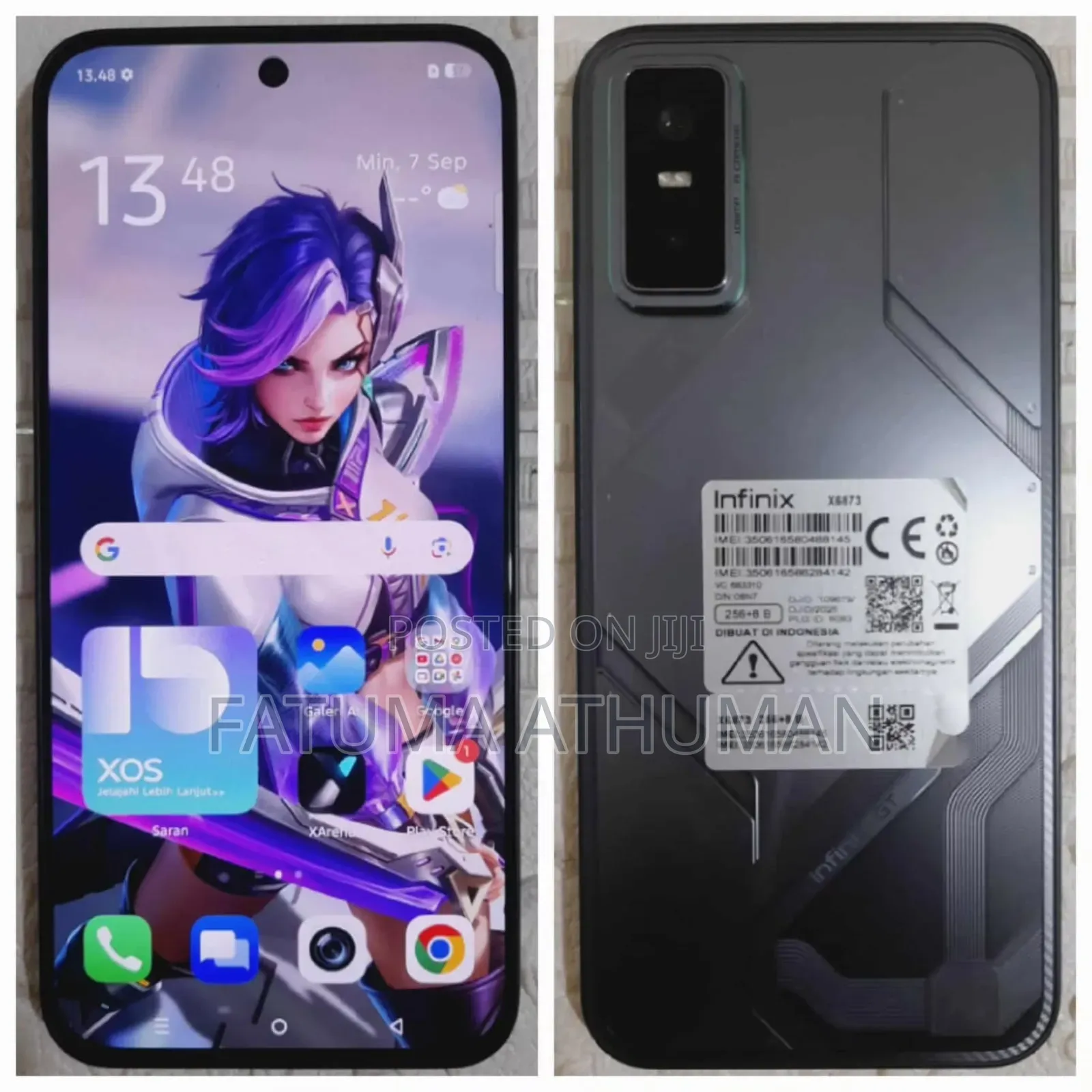 New Infinix GT 20 Pro 12 GB Gray