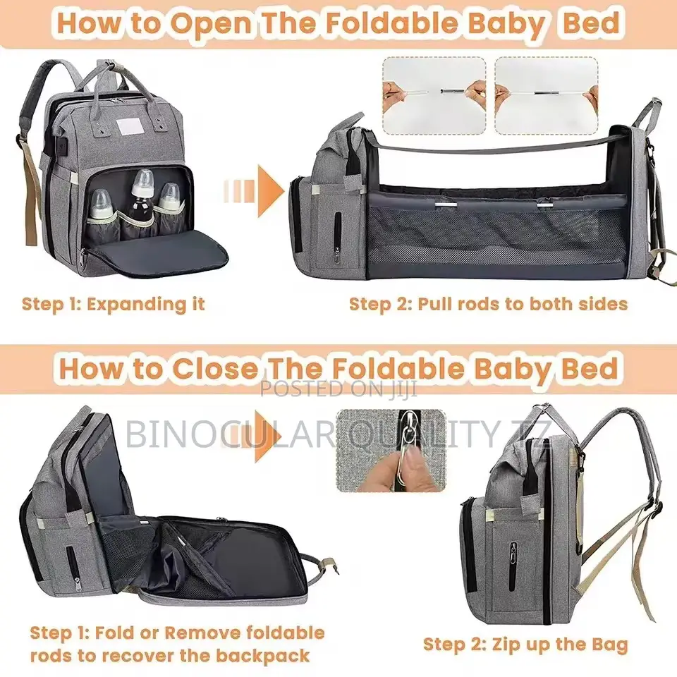 Folding Bed Mommy Bag
