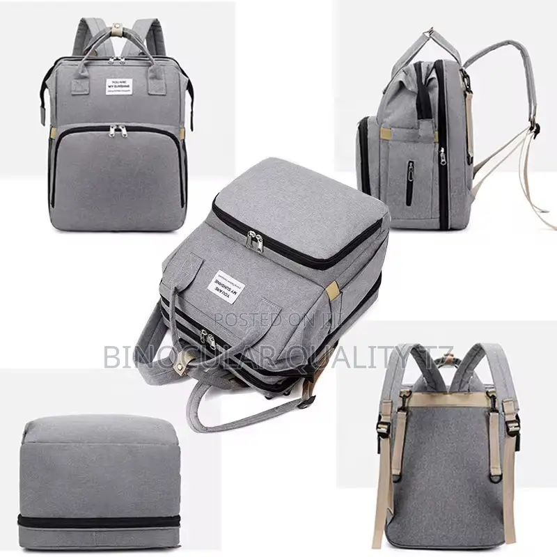 Travel Portable Baby Bed, Diaper Bag, Backpack With Usb