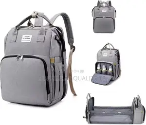 Travel Portable Baby Bed, Diaper Bag, Backpack With Usb
