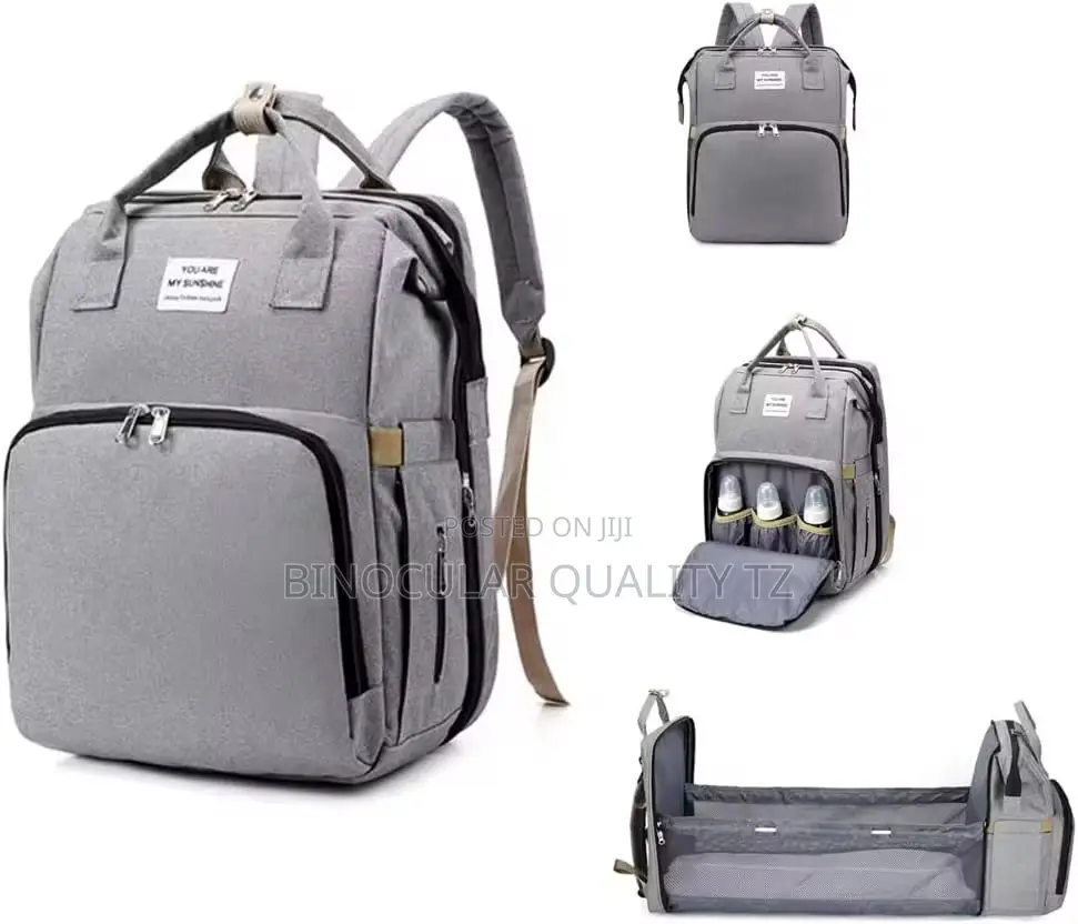 Travel Portable Baby Bed, Diaper Bag, Backpack With Usb