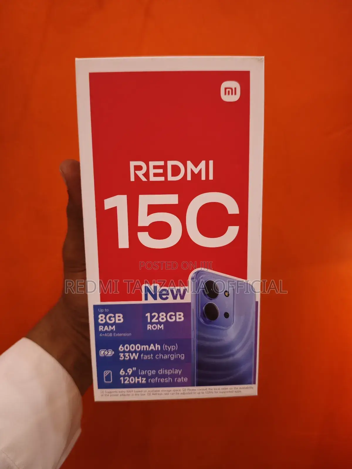 New Xiaomi Redmi 15C 4G 128 GB Red