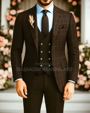 Brown Draft Men Suit