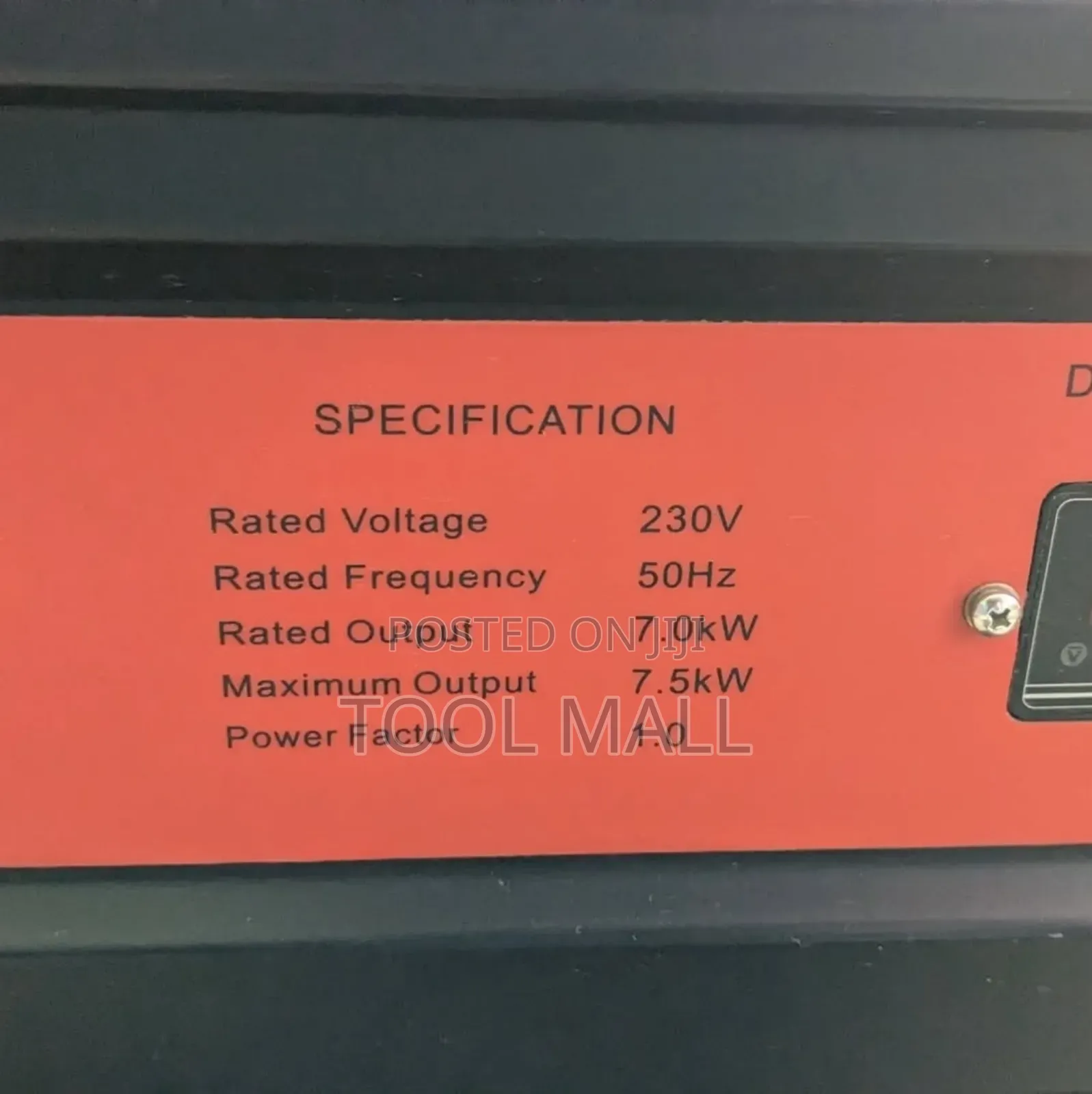 Boss Gasoline Generator Bg8500d