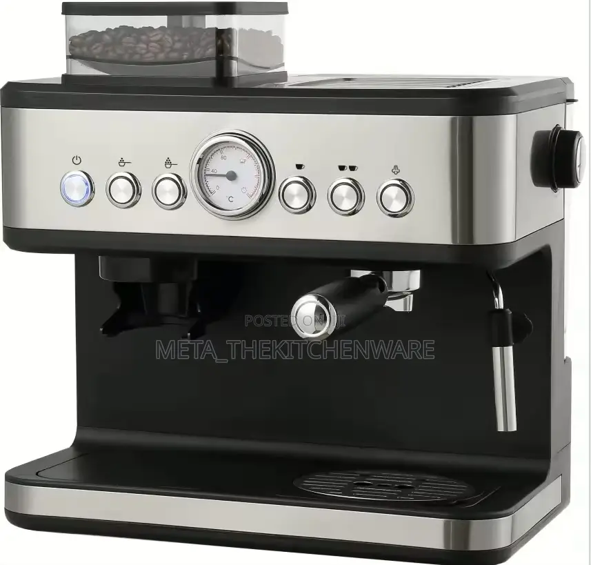 Dessini Espresso Coffee Maker With Grinder 2 in 1 850w 1.5l Ds-5310