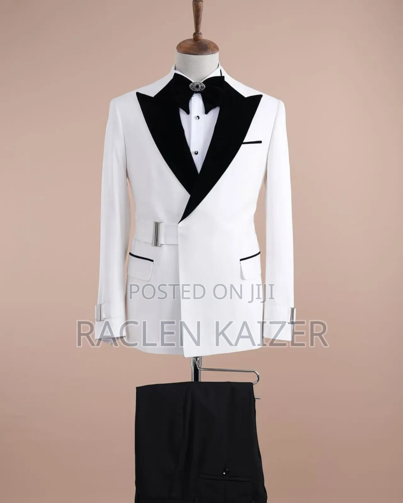 Crisp White Classic Formal Western-Style Suits