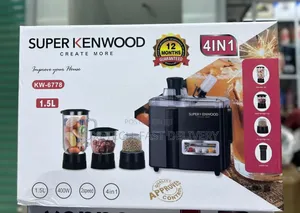 Super Kenwood 4-in-1 Food Processor (Blender, Mincer, Grinder, Juicer)