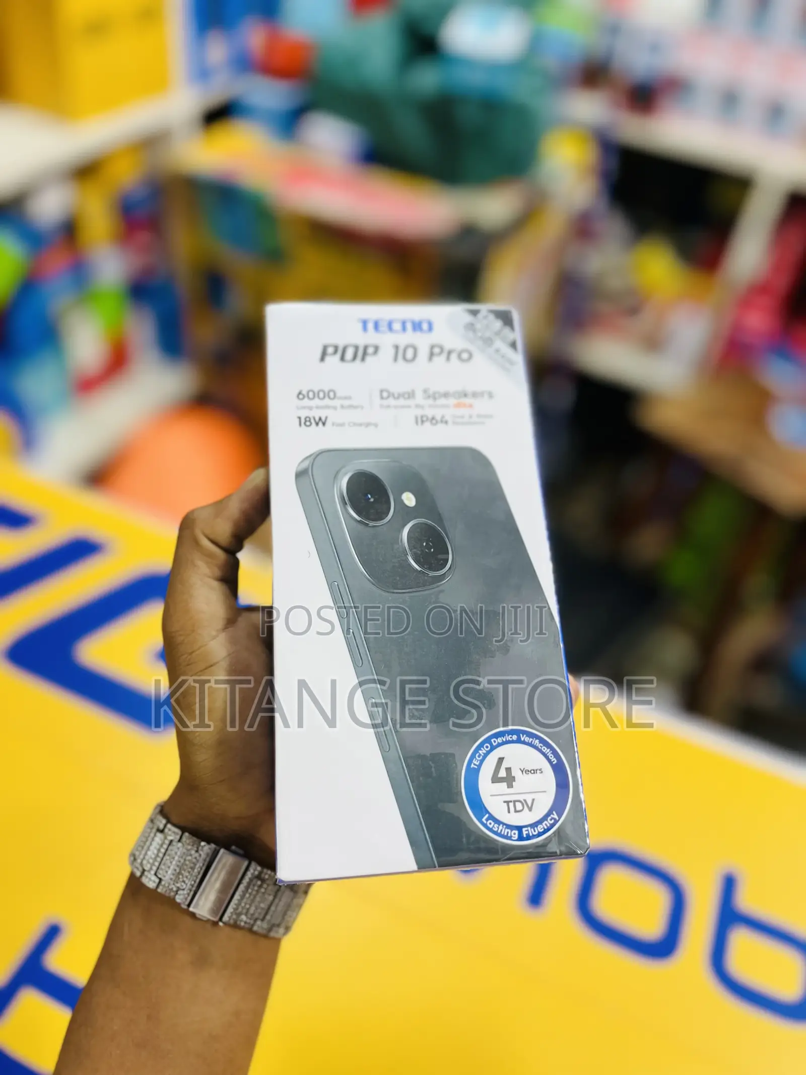 New Tecno Pop 10 128 GB Black
