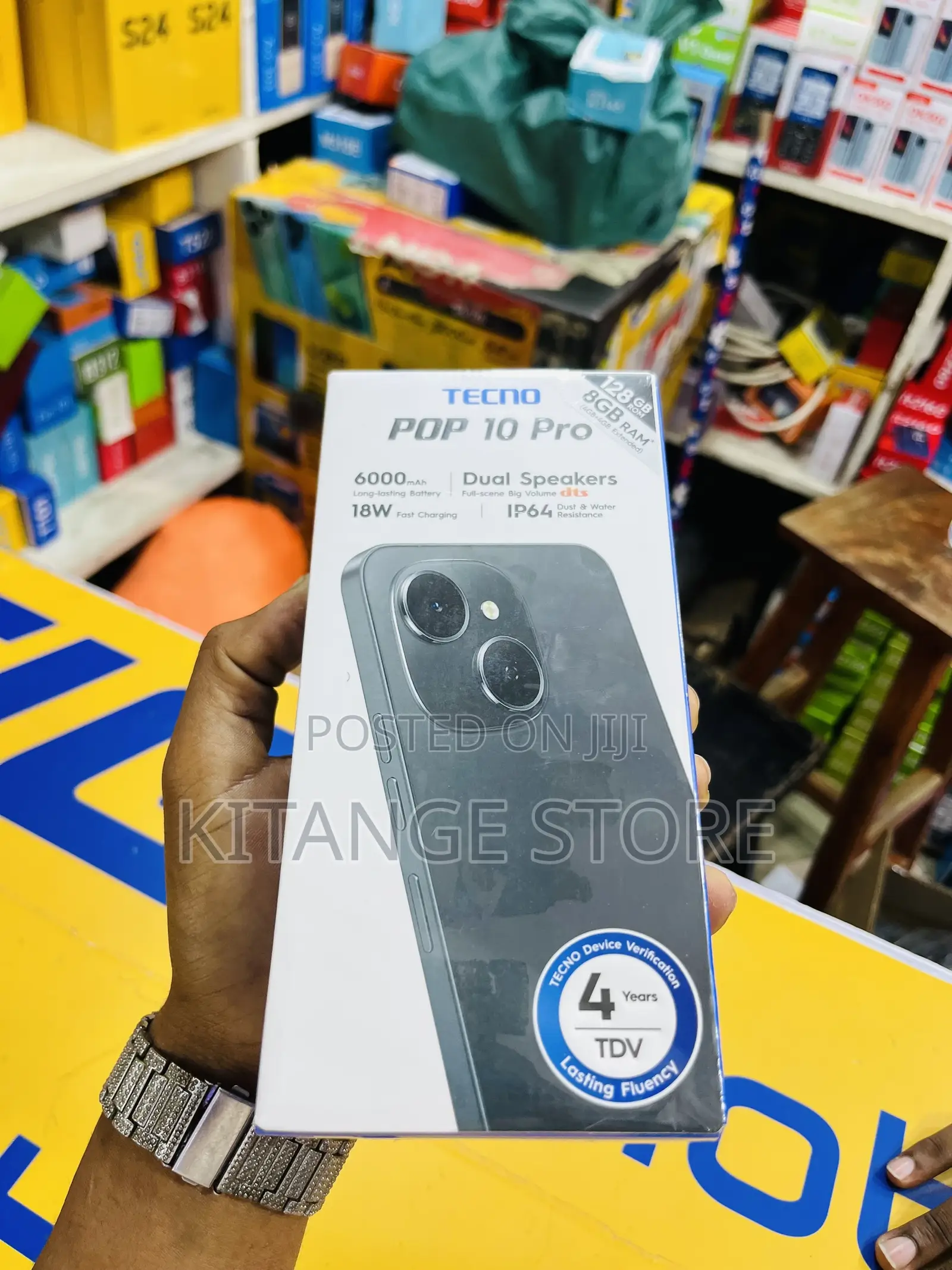 New Tecno Pop 10 128 GB Black