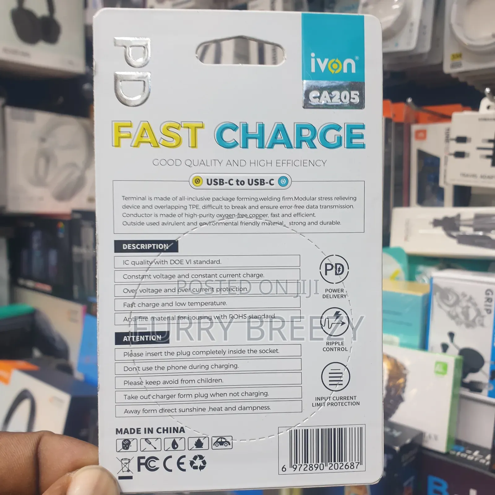 Pd Fast Charger Usb C to Usb C