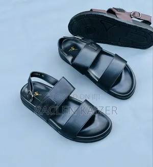 Black Slide Sandals