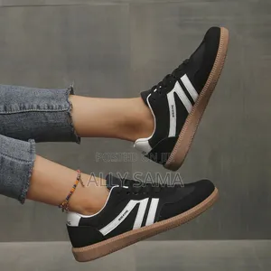 Women Sneakers Walking Material Leather