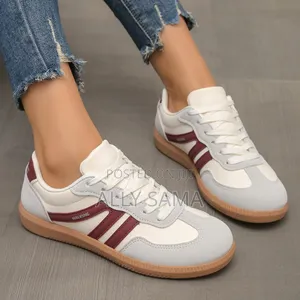 Women Sneakers Walking Material Leather