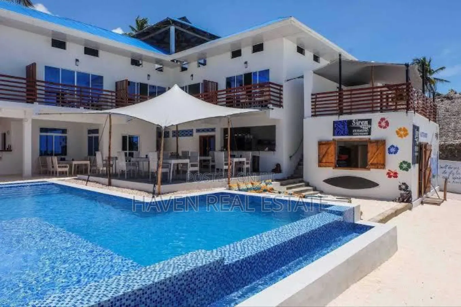 Beach Hotel for Sale at Jambiani Zanzibar