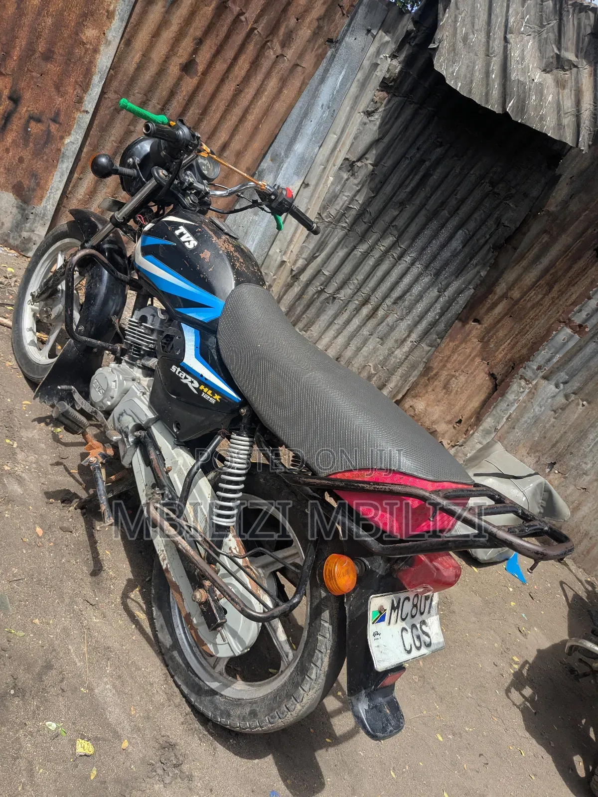 TVS HLX 125 2023 Black