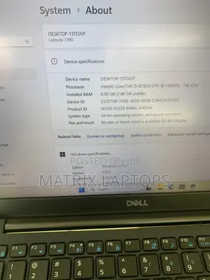 Laptop Dell Latitude 7390 8GB Intel Core I5 SSD 256GB