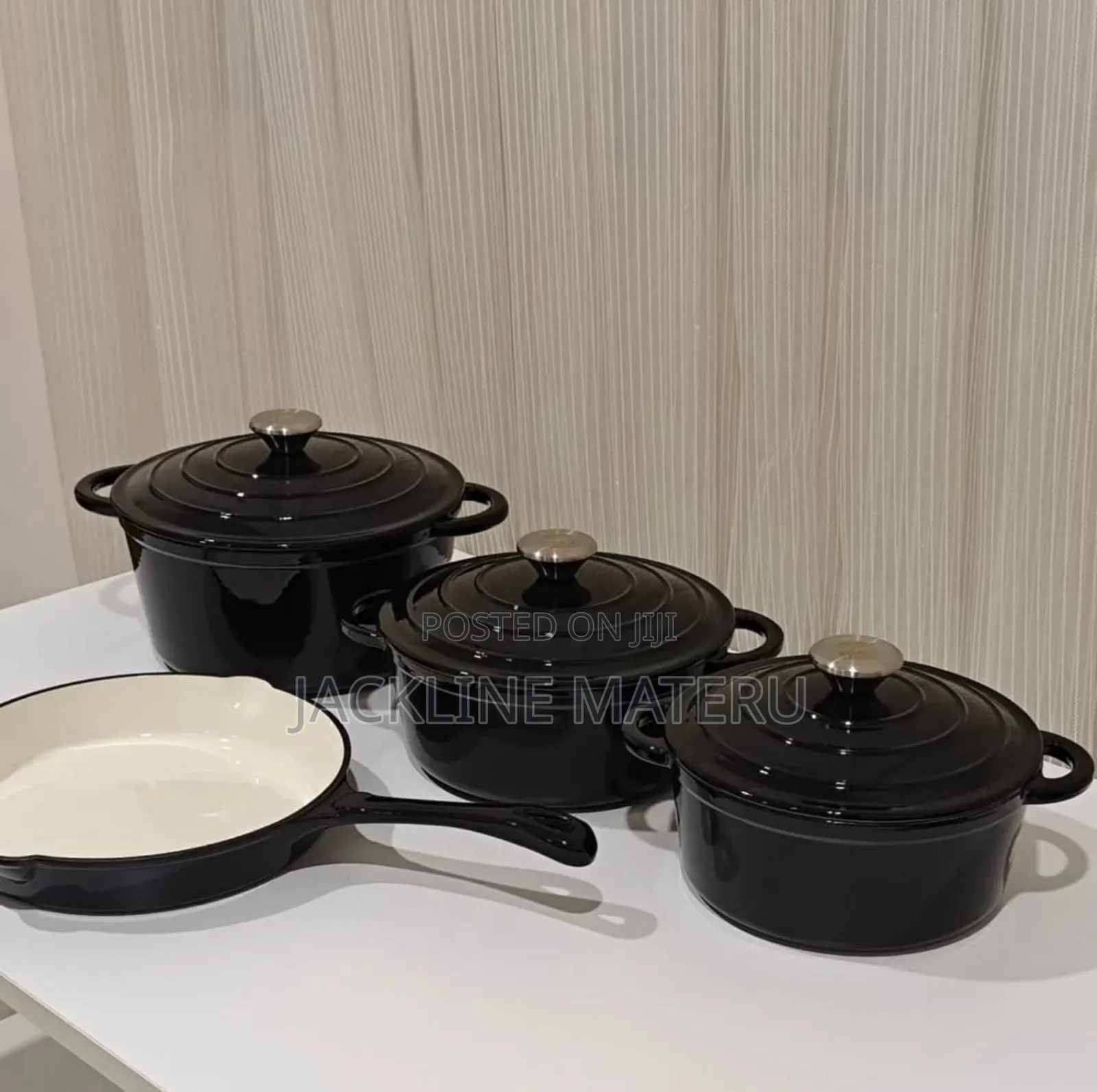 Cast Iron Sufuria Nzito 4pcs