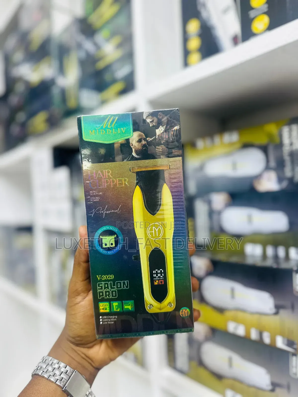 Middliv v-2029 Salon Pro Hair Clipper Rechargeable
