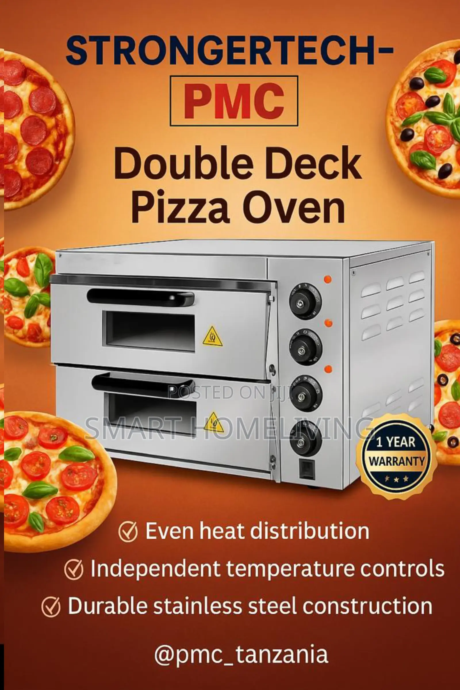 Double Deck Pizza Oven