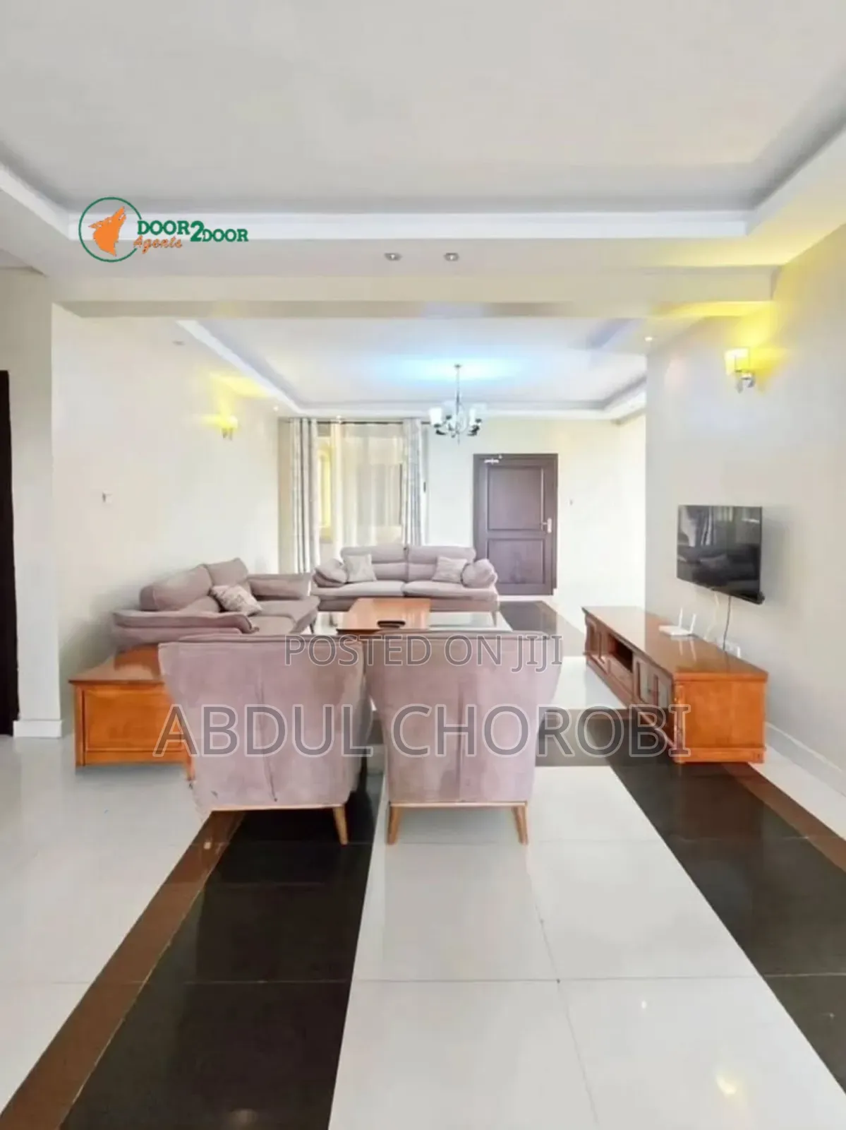 Furnished 3bdrm Apartment in Mikocheni for rent