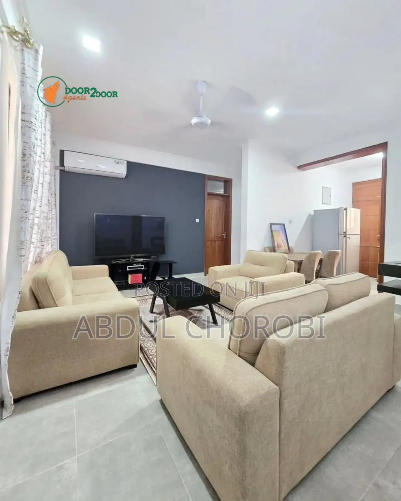 Furnished 2bdrm Apartment in Mikocheni for rent