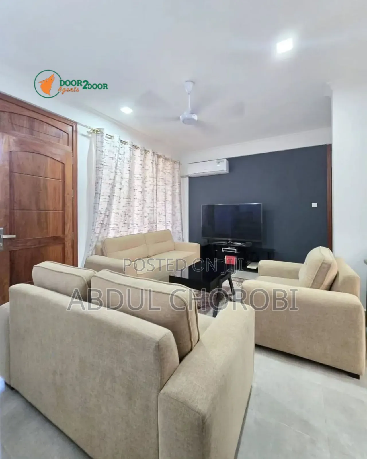Furnished 2bdrm Apartment in Mikocheni for rent