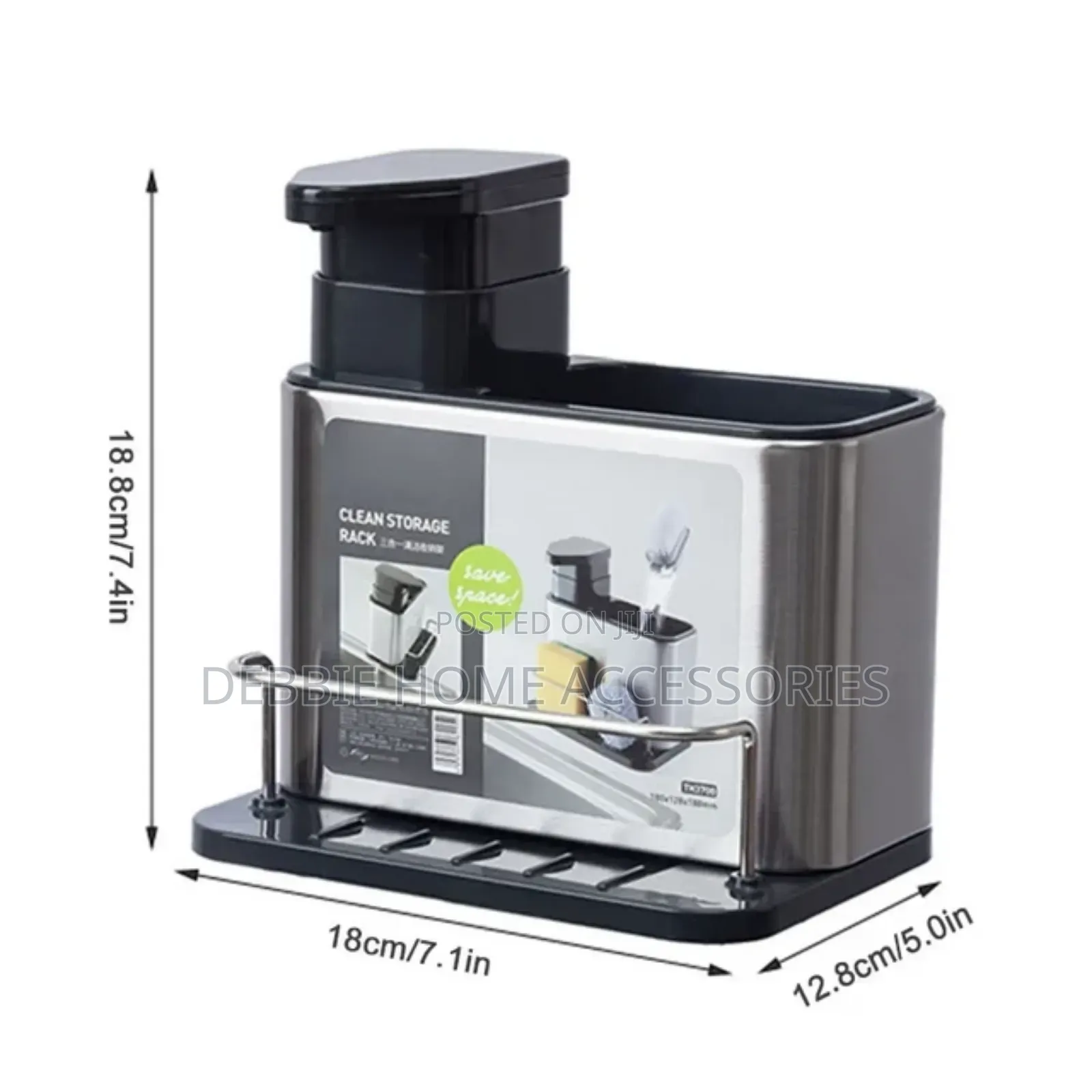 3-in-1 Kitchen Countertop Sink Caddy