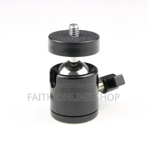 Alloy 360 Degree Rotating Mini Ball Head With 1/4" Thread Base Mount