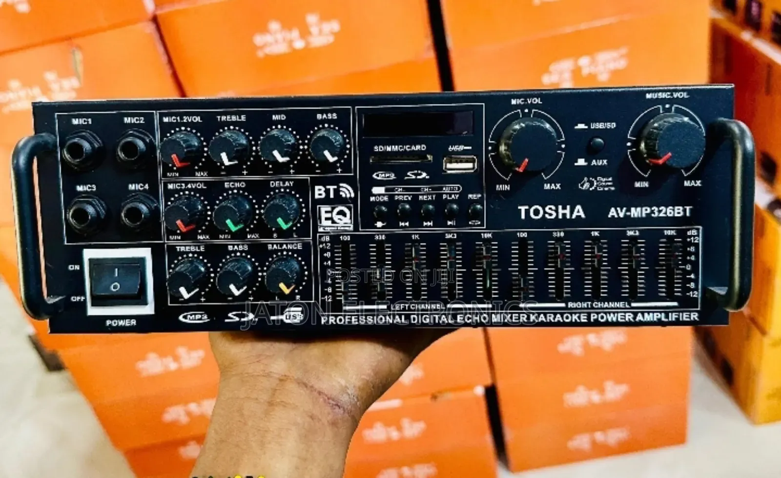 Tosha Professional Digital Echo Power Mixer Amplifier