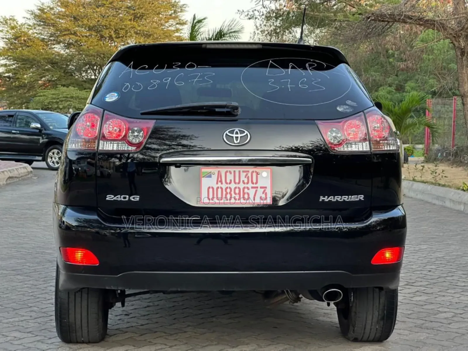 Toyota Harrier 2008 Black