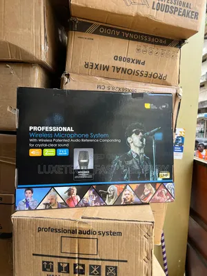 Professional 2 Uhf Wireless Microphone System