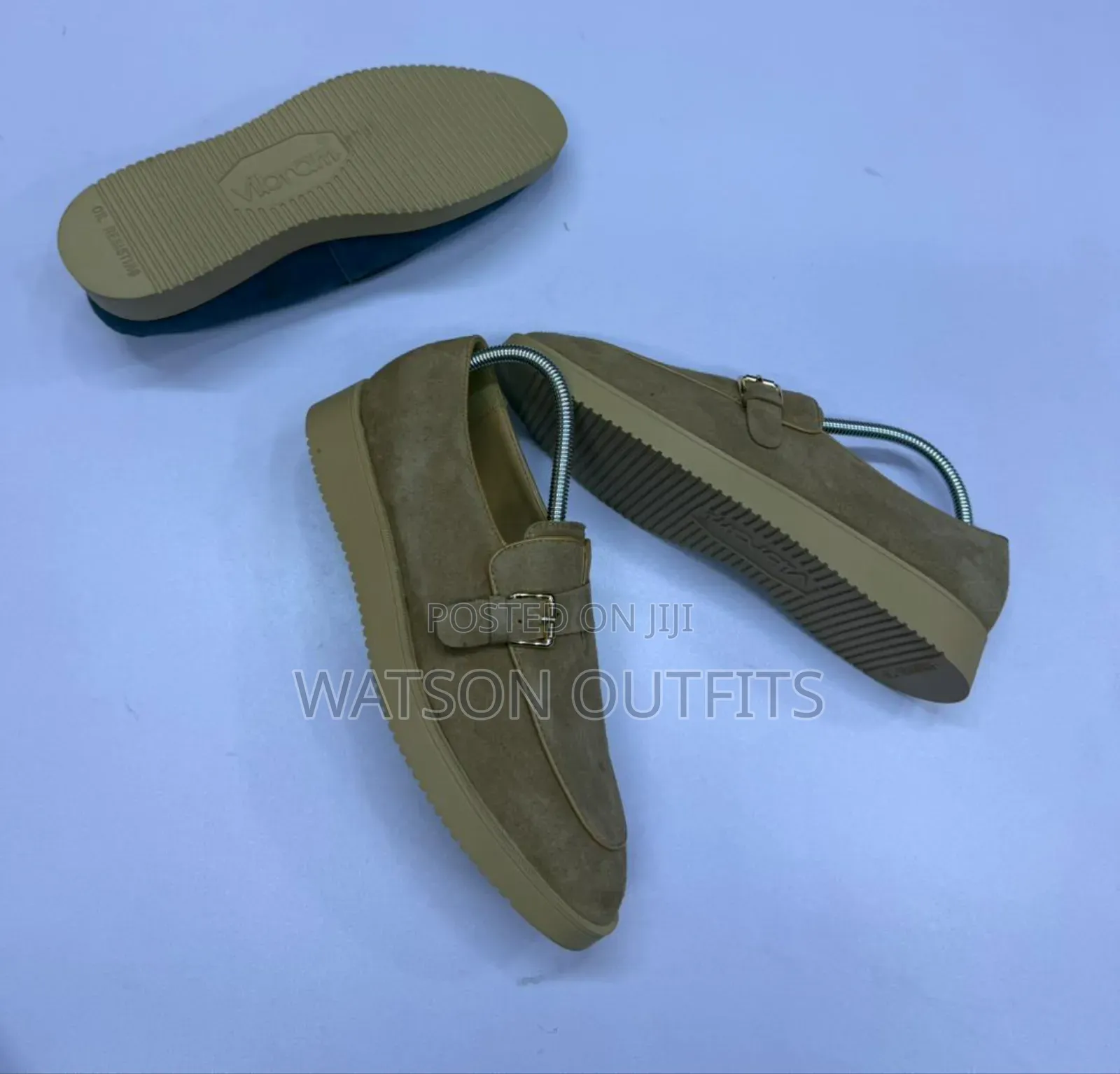 Men's Loafer Shoes or Stringless Leather Footwears Totally Smart